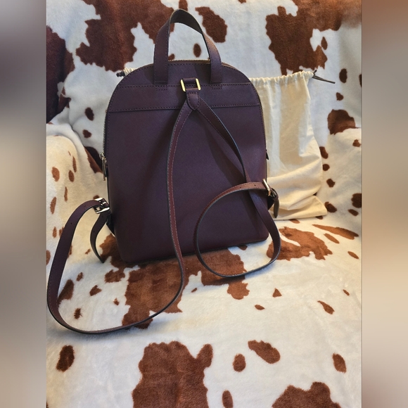 Michael Kors Red Wine Colored EMMY Backpack - With Dustbag - Picture 6 of 8